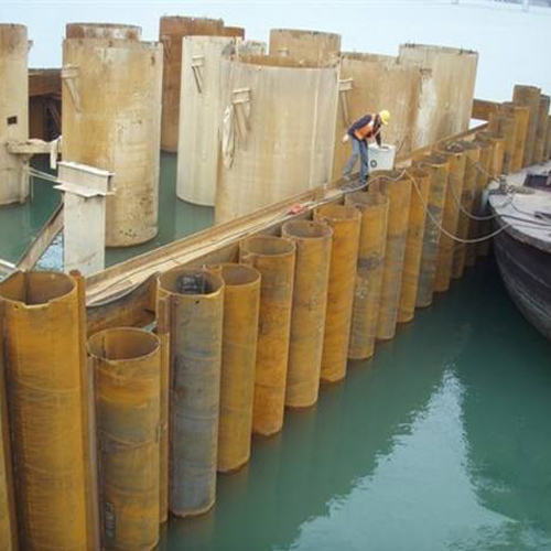 自贡钢护筒现场安装