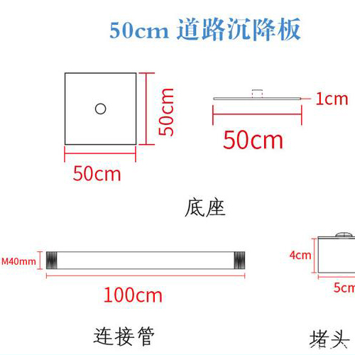 自贡沉降板规格型号如何选择？